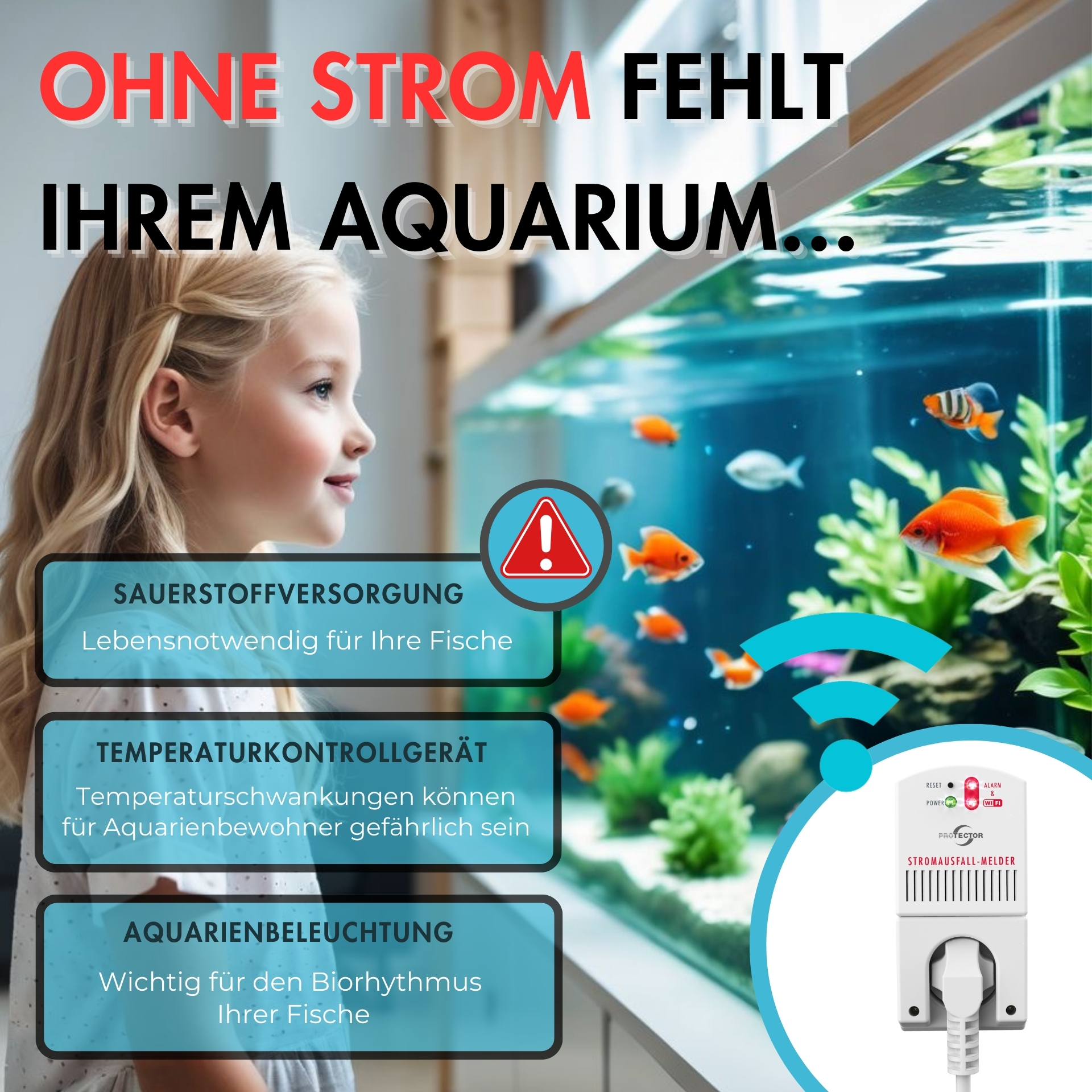 Stromausfall-Melder mit WIFI & Smartphone-App