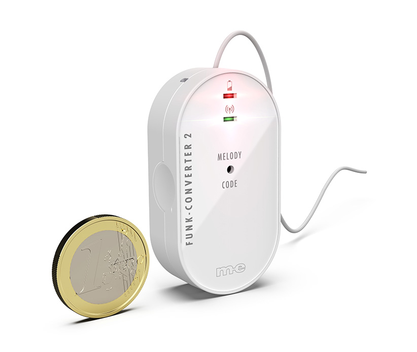 "Aus Kabel mach Funk" - Converter-Set MINI mit Funk-Empfänger, Batteriebetrieb oder mit Netzstecker "Aus Kabel mach Funk" - Converter-Set MINI mit Funk-Empfänger, Batteriebetrieb oder mit Netzstecker