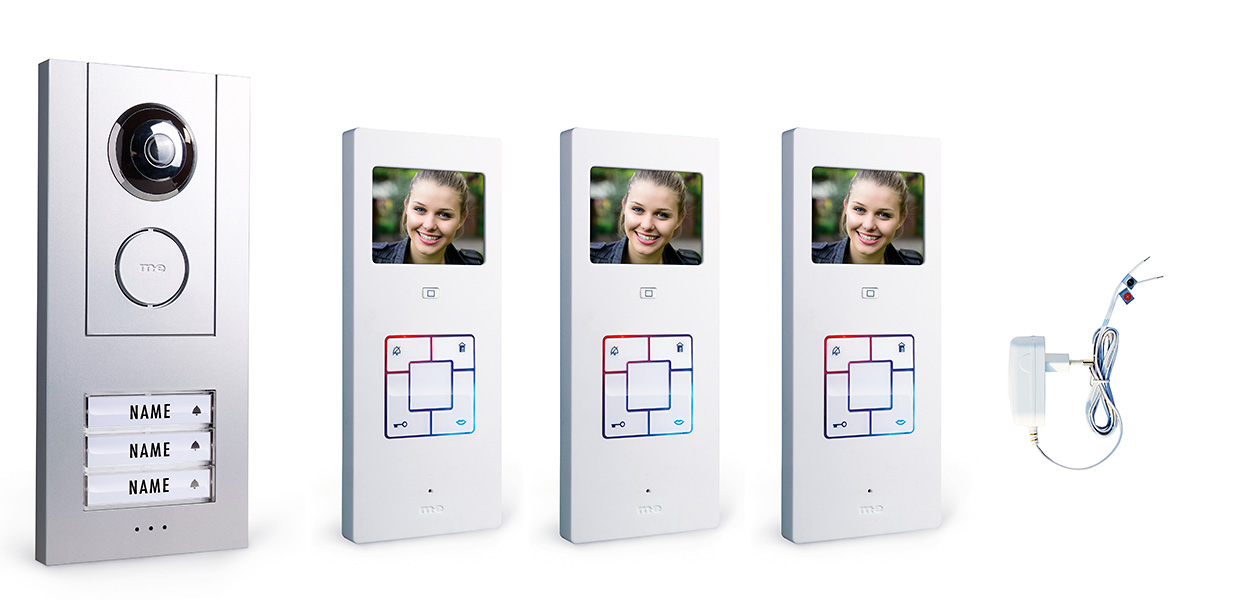 VD-630-S-3-5Vistus-innen-600px Video-Türsprechanlage Set ALU 3,5" für 3-Familienhaus