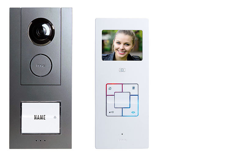 VISTUS-VD-6310_800px-Farbkor1 Video-Türsprechanlage Set ALU 3,5" für 1, 2-Familienhaus