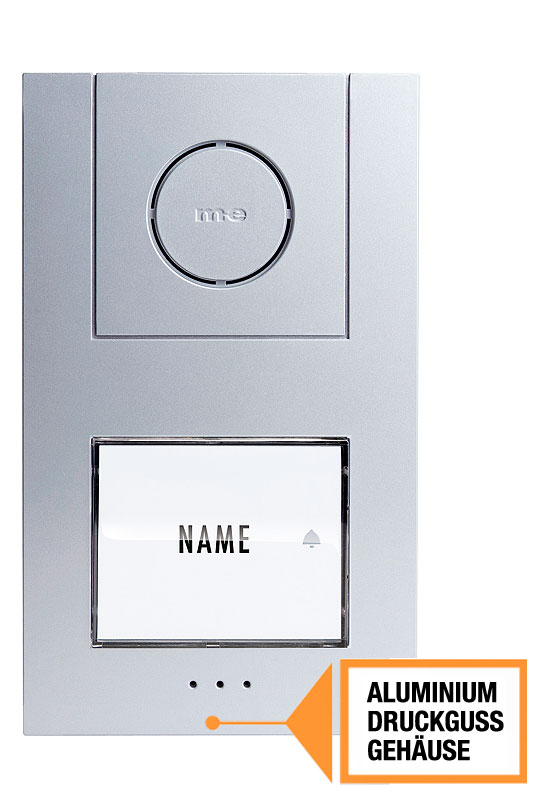 AD-ALU-410 Audio Außenstation 1, 2, 3-Familienh. ALU, in 2 Farben lieferbar