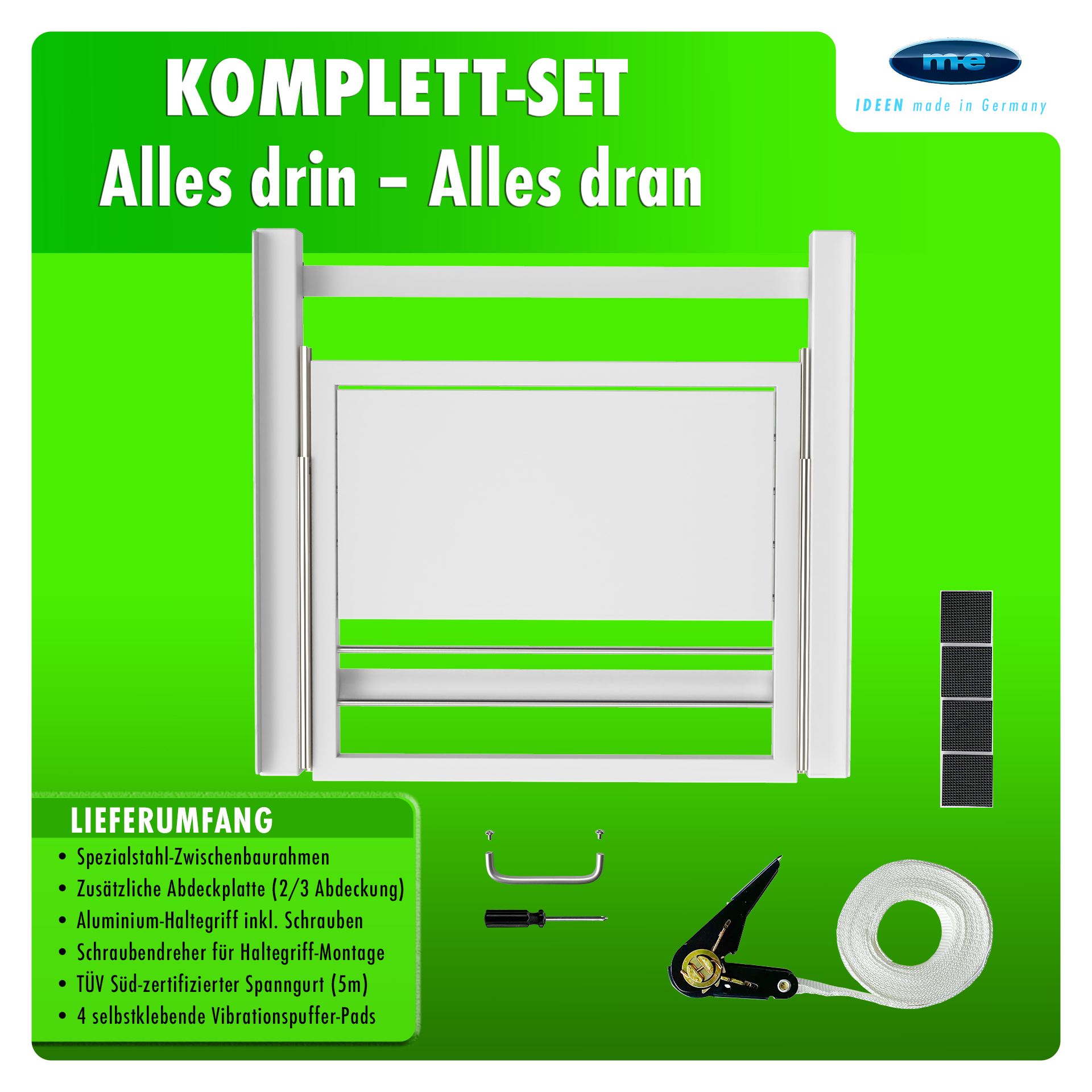 Zwischenbaurahmen/ Waschmaschinenzubehör/ Trocknerzubehör/ Verbindungsrahmen mit Ablage und Wäscheleine / Waschmaschine und Trockner/ Universell