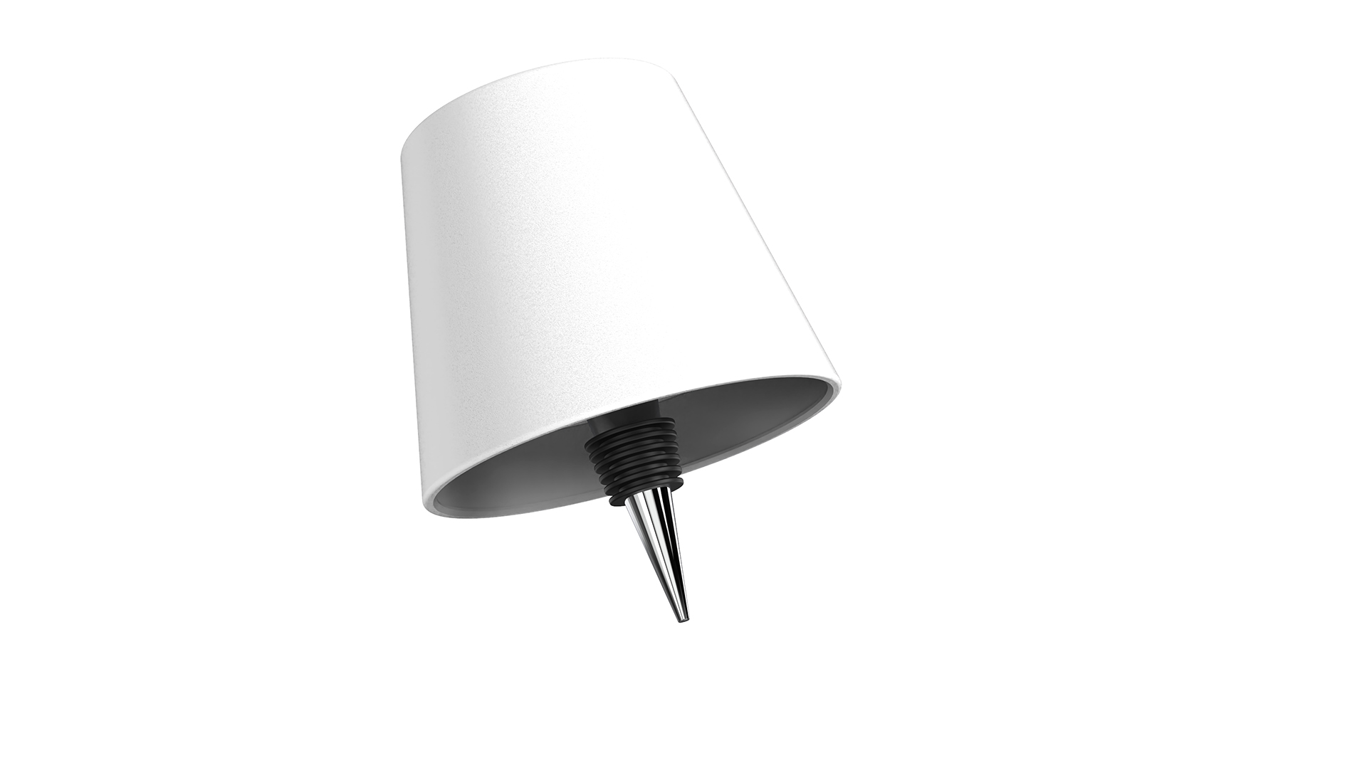 LED Flaschenleuchte mit Lithium-Akku, wahlweise in Farbe schwarz, grau oder weiß LED Flaschenleuchte mit Lithium-Akku, wahlweise in Farbe schwarz, grau oder weiß