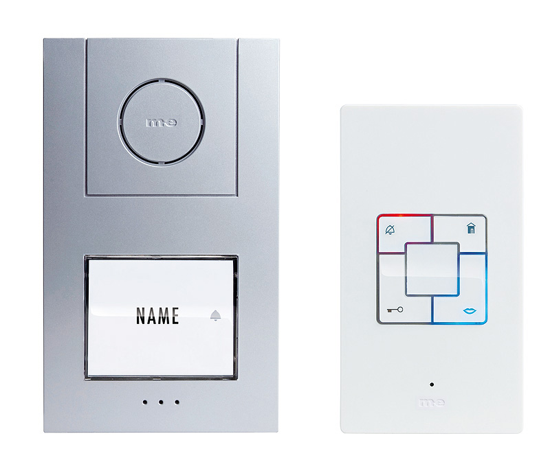 Audio-Türsprechanlage ALU 1-/2-/3-Familienhaus Set (AP)