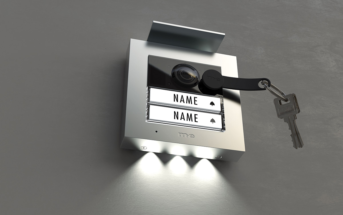 VDV-2020-Silber-DLights-Fin1-1200pxE2EktESPE7Sjh Video Außenstation RFID ALU 1, 2-Familienhaus (AP) Farbe silber, anthrazit oder weiß