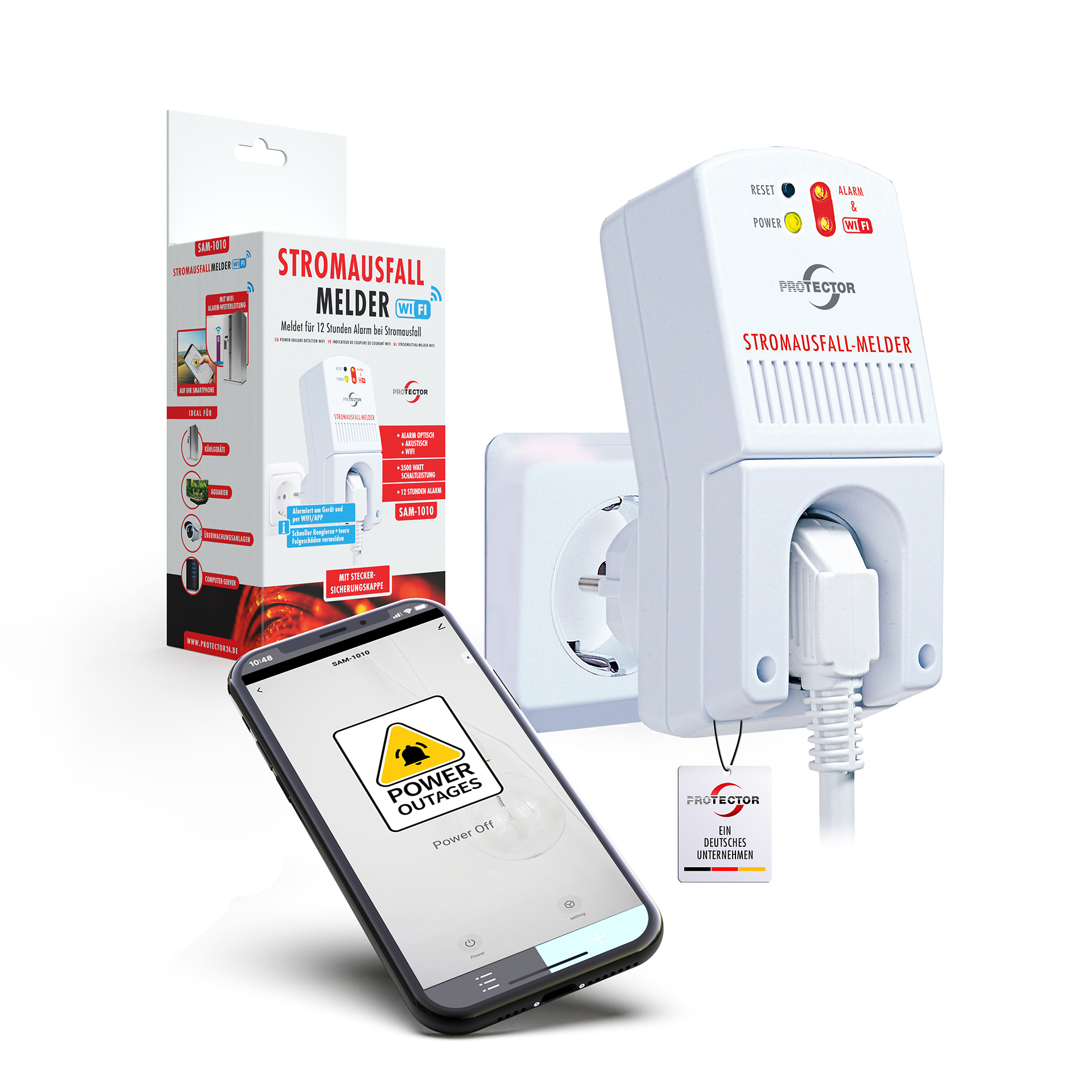 Stromausfall-Melder mit WIFI & Smartphone-App Stromausfall-Melder mit WIFI & Smartphone-App