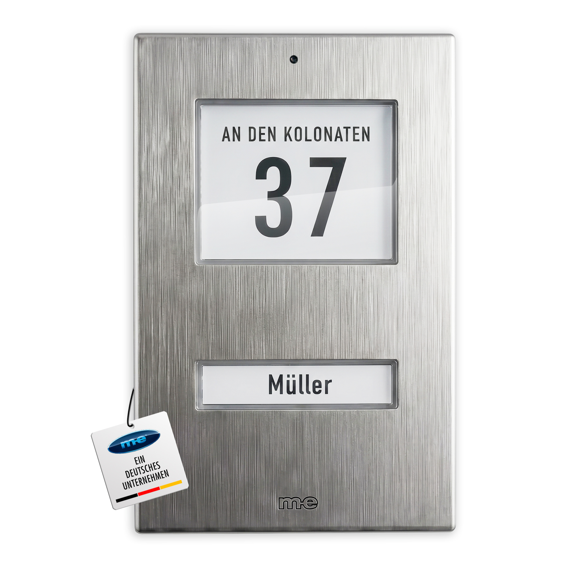 Klingeltaster für 1, 2, 3-Familienhaus Edelstahl (AP)