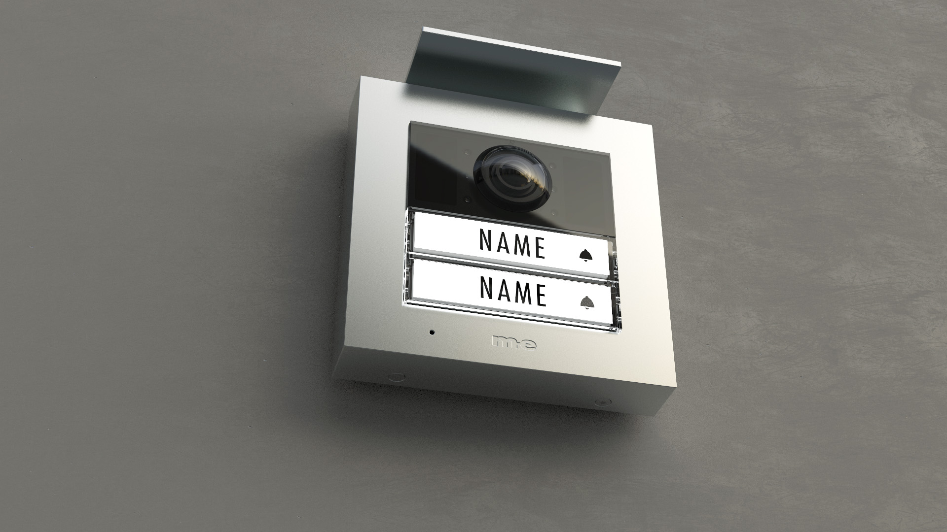 VDV-2020-S-1200px Video Außenstation RFID ALU 1, 2-Familienhaus (AP) Farbe silber, anthrazit oder weiß